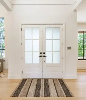 modern wood entry door