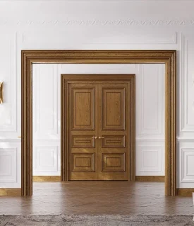 solid wooden interior door